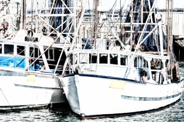 Avustralya ve İskele Okyanusu yakın tekne