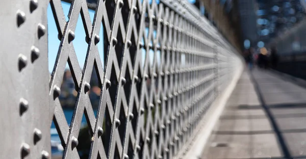 Avustralya Sydney Çelik Metal Yapı Köprüden Tarihlerde Arka Plan — Stok fotoğraf