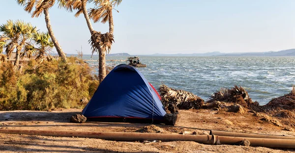 Ethiopië Afrika Het Nationaal Park Camping Voor Toeristische Tent — Stockfoto