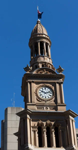 Στην Αυστραλία Sydney Αντίκα Ρολόι Πύργου — Φωτογραφία Αρχείου