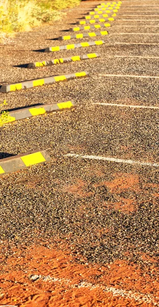Tekstura tło asfaltu parking linii — Zdjęcie stockowe
