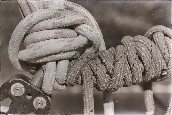 Η έννοια της πλοήγησης Γουίτ vassel σχοινί — Φωτογραφία Αρχείου