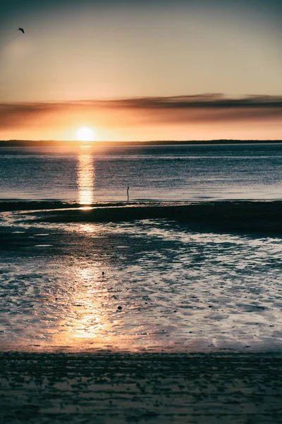 Australia Tramonto Nell Oceano Come Concetto Relax Vacanza — Foto Stock