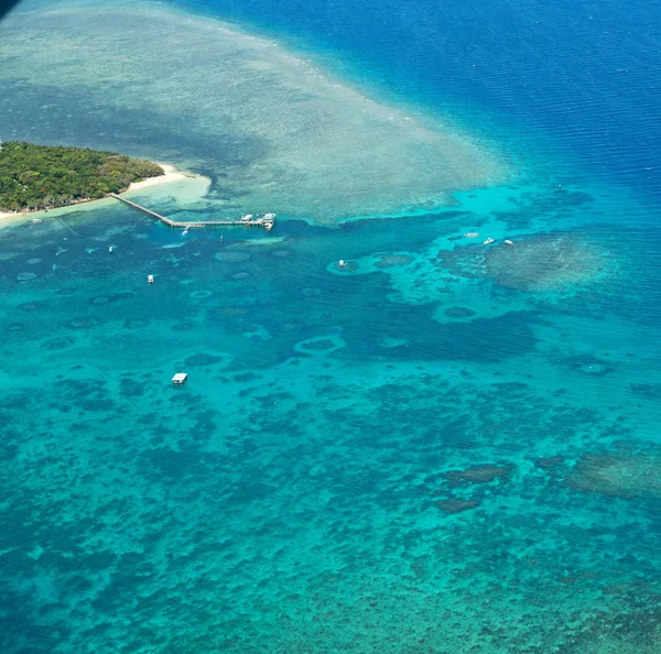 El gran arrecife de lo alto — Foto de Stock