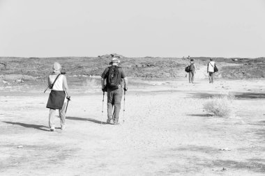  Afrika eski backpacker insanlar yeryüzünde yürüme