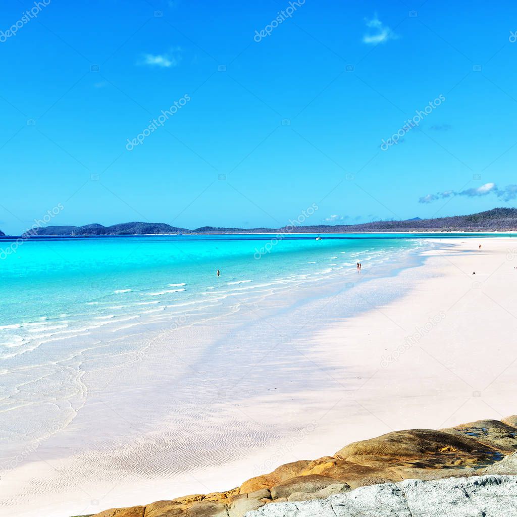 in australia the beach  like paradise 
