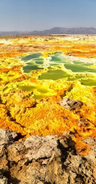  Afrika dallol volkanik depresyon