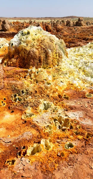  Afrika dallol volkanik depresyon