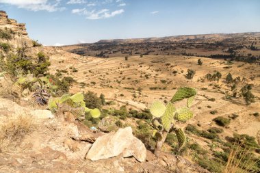  vadi dağ ve gökyüzü panorama 