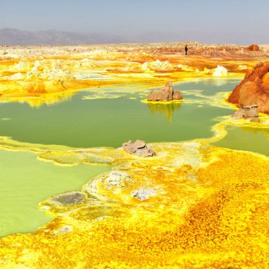  Afrika dallol volkanik depresyon