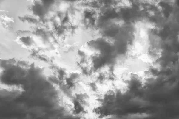 The empty sky and the sun near the cloud — Stock Photo, Image