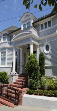   Usa San Francisco 'da şehir manzarası ve bina