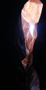   Usa Antilope Canyon Ulusal Parkı 'nda muhteşem doğa turist beldesi