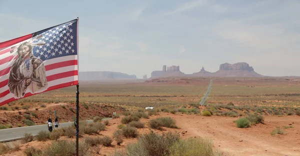 Сша Всередині Парку Долина Монументів Краса Дивовижної Природи Туристична Демініціо — стокове фото