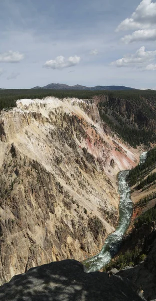 Usa Ban Belül Yellowstone Nemzeti Park Brauty Csodálatos Természet Idegenforgalmi — Stock Fotó