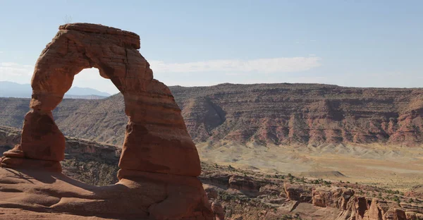 Usa Arches National Park Beauty Amazing Nature Tourist Destinatio — Stock Photo, Image
