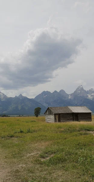 Maison mormone aux Etats-Unis grand teton parc national — Photo