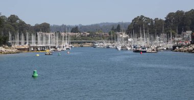   Usa California 'da Santa Cruz Limanı Turist Bölgesi