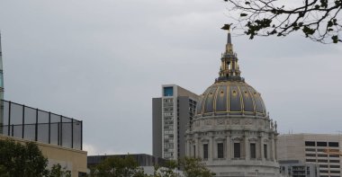   Usa San Francisco 'da şehir manzarası ve binalar