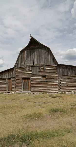 Casa mórmon nos EUA grande teton parque nacional — Fotografia de Stock