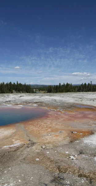 Aux Etats Unis Intérieur Parc National Yellowstone Bravoure Nature Étonnante — Photo