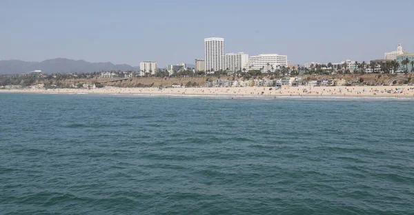 Сша Los Angeles Santa Monica Пляж Пирог — стоковое фото