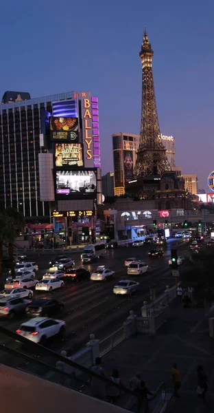 Usa Las Vegas Circa Sierpień 2019 Pasek Las Vega — Zdjęcie stockowe