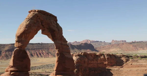 Usa Arches National Park Beauty Amazing Nature Tourist Destinatio — Stock Photo, Image