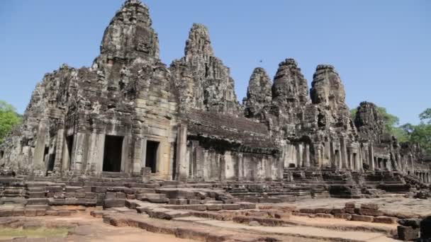 Imágenes Escénicas Del Antiguo Templo Angkor Wat Camboya — Vídeo de stock