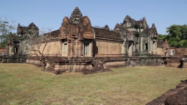 Cambodia Angkor Wat Circa Décembre 2019 Images Panoramiques Ancien Temple — Video