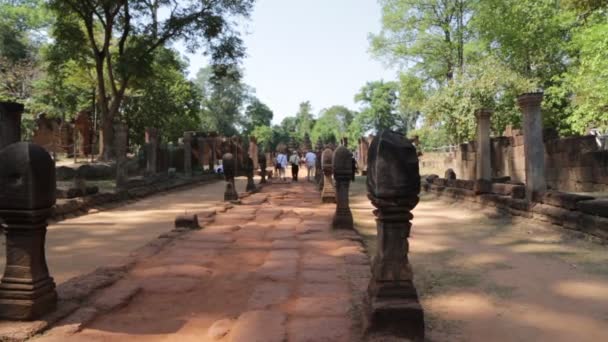 Kamboçya Angkor Wat Aralık 2019 Angkor Wat Kamboçya Daki Antik — Stok video