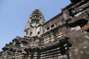 Kamboçya 'da Angkor eski binalar ve tarihi mekanlar Unesco tarafından korunuyordu.