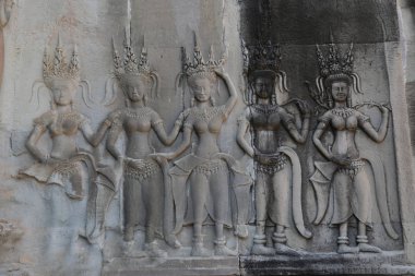 Kamboçya 'da Angkor eski binalar ve tarihi mekanlar Unesco tarafından korunuyordu.