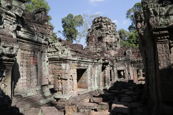 Cambodia Angkor Wat Old Buildings Historical Site Protect Unesco Amazing — 스톡 사진