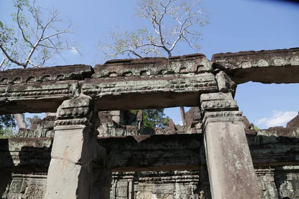 Kambodzsában Angkor Wat Régi Épületek Történelmi Hely Védelme Unesco Csodálatos — Stock Fotó