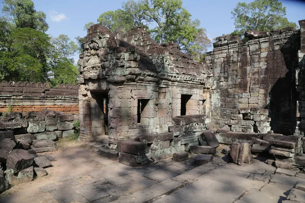 Cambogia Angkor Wat Vecchi Edifici Sito Storico Proteggere Unesco Sorprendente — Foto Stock