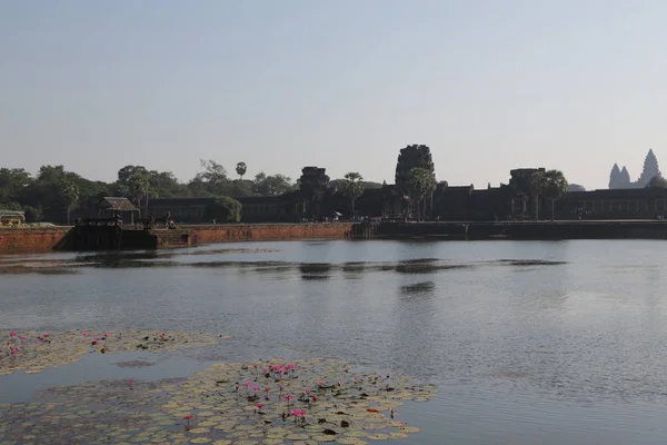 Cambodia Angkor Wat Oude Gebouwen Historische Site Beschermen Door Unesco — Stockfoto