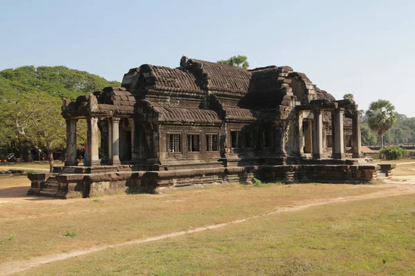 Cambodia Angkor Wat Oude Gebouwen Historische Site Beschermen Door Unesco — Stockfoto