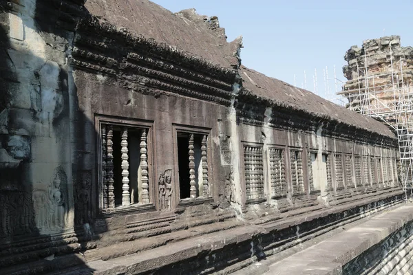 Камбодже Ангкор Ват Старые Здания Историческое Место Защиты Юнеско Удивительные — стоковое фото
