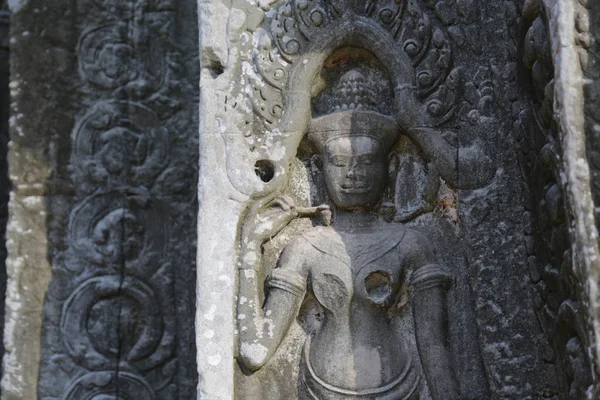 Cambodia Angkor Wat Old Buildings Historical Site Protect Unesco Amazing — ストック写真