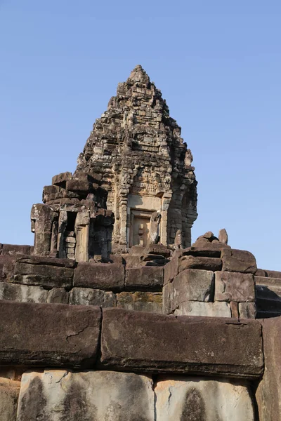 Cambodia Angkor Wat Old Buildings Historical Site Protect Unesco Amazing — Stock Photo, Image