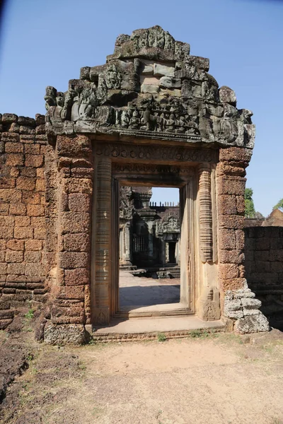 Cambodia Angkor Wat Old Buildings Historical Site Protect Unesco Amazing — 스톡 사진