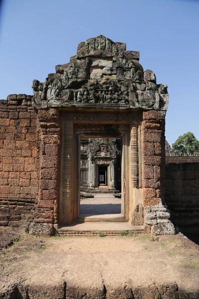 Cambodia Angkor Wat Oude Gebouwen Historische Site Beschermen Door Unesco — Stockfoto