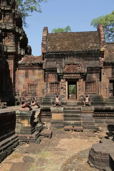 Cambodia Angkor Wat Old Buildings Historical Site Protect Unesco Amazing — 스톡 사진