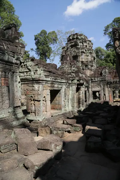 Camboya Angkor Wat Los Edificios Antiguos Sitio Histórico Proteger Por — Foto de Stock