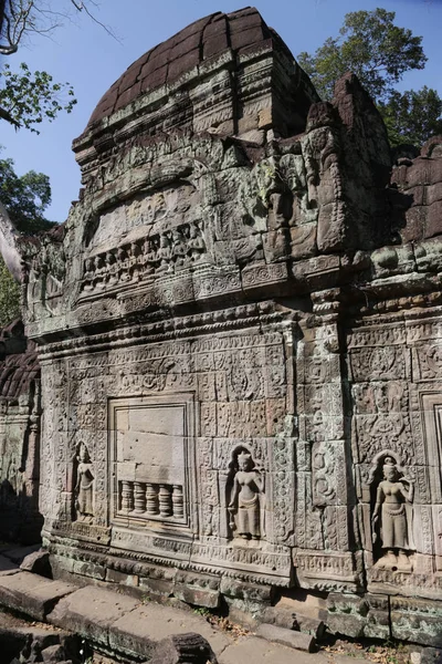 Cambodia Angkor Wat Gamla Byggnaderna Och Historiska Platsen Skydda Unesco — Stockfoto