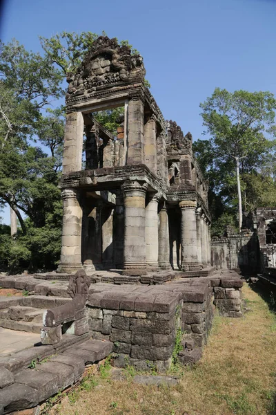 Cambodgia Angkor Wat Clădirile Vechi Site Istoric Protejat Unesco Destinație — Fotografie, imagine de stoc