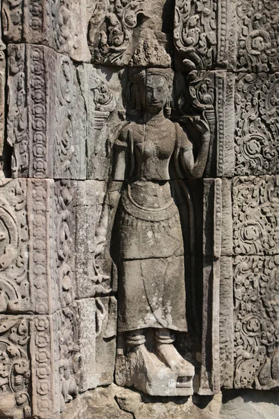 Kambodži Angkor Staré Budovy Historické Místo Chránit Unesco Úžasné Turistické — Stock fotografie