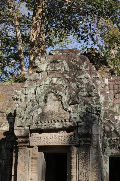 Cambodia Angkor Wat Παλιά Κτίρια Και Ιστορικό Χώρο Προστατεύουν Από — Φωτογραφία Αρχείου