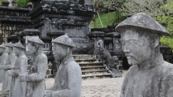 Filmagem Belo Templo Antigo Vietnã — Vídeo de Stock